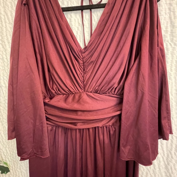 KOH KOH Plus Size Women's Long Bridesmaid Bridal Party Guest Cocktail Dress - Picture 10 of 11